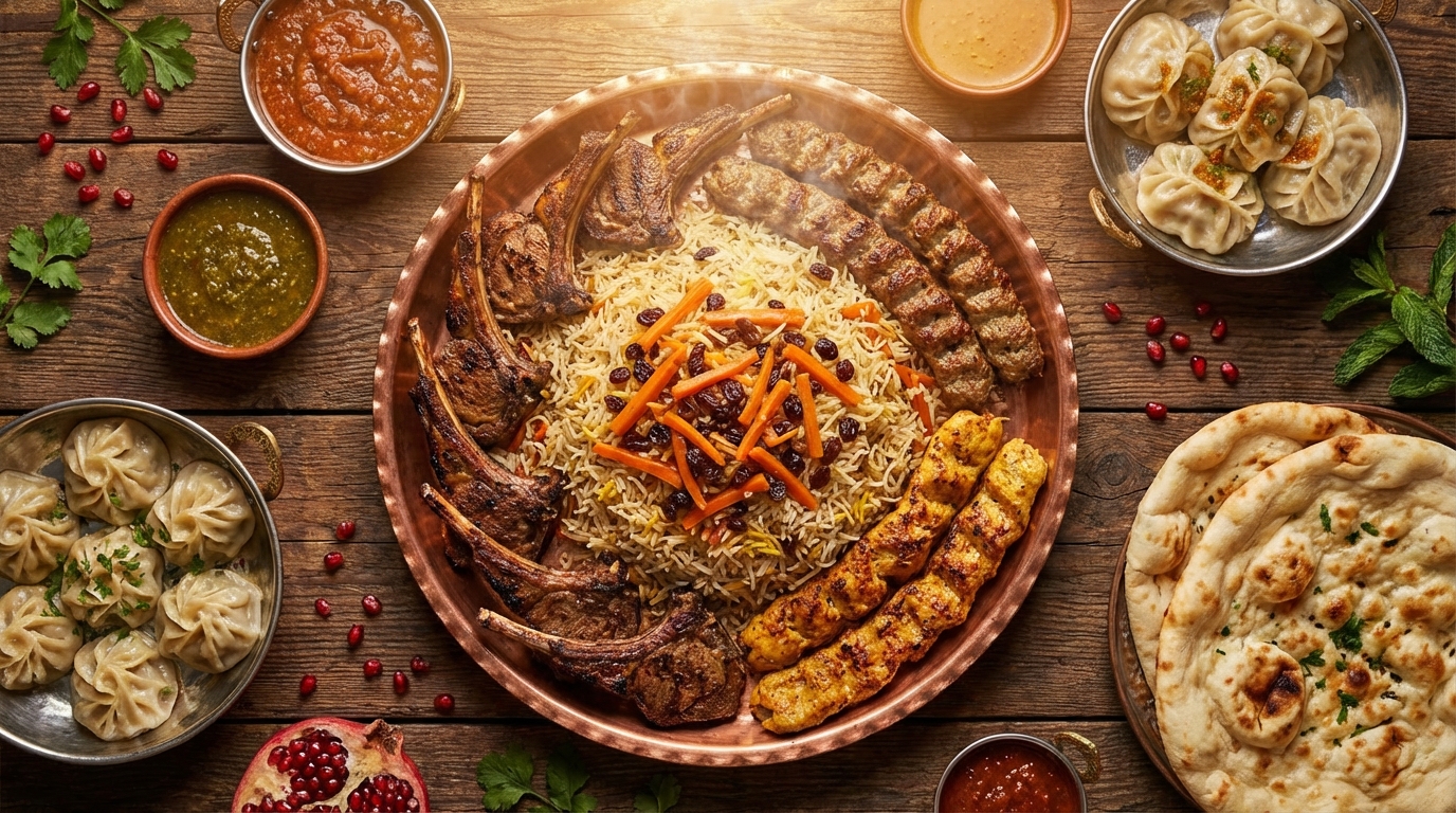 Grand Afghan Feast Platter